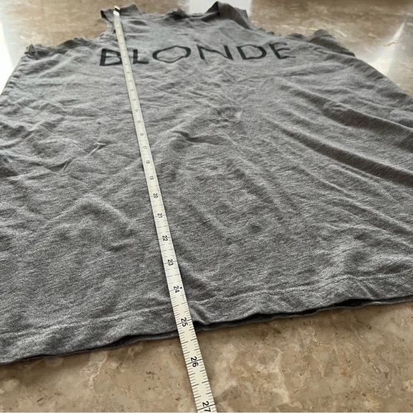 Brunette the label grey tank top Blonde tank top size xs/s Can fit a medium - Picture 8 of 8
